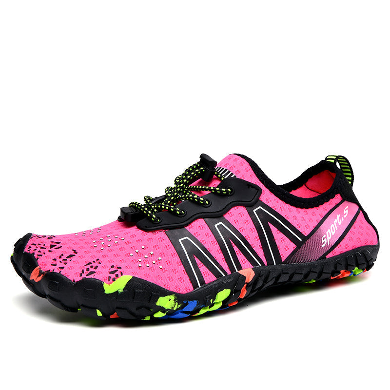 Unisex barfuß Schuhe - atmungsaktiver Stoff - Verstellbares Passform - Leichtes Design