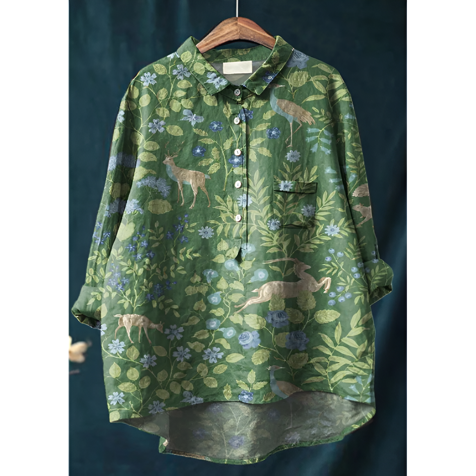 Damenbluse – Eleganter Stil – Atmungsaktive Baumwolle – Schmeichelhafte Passform
