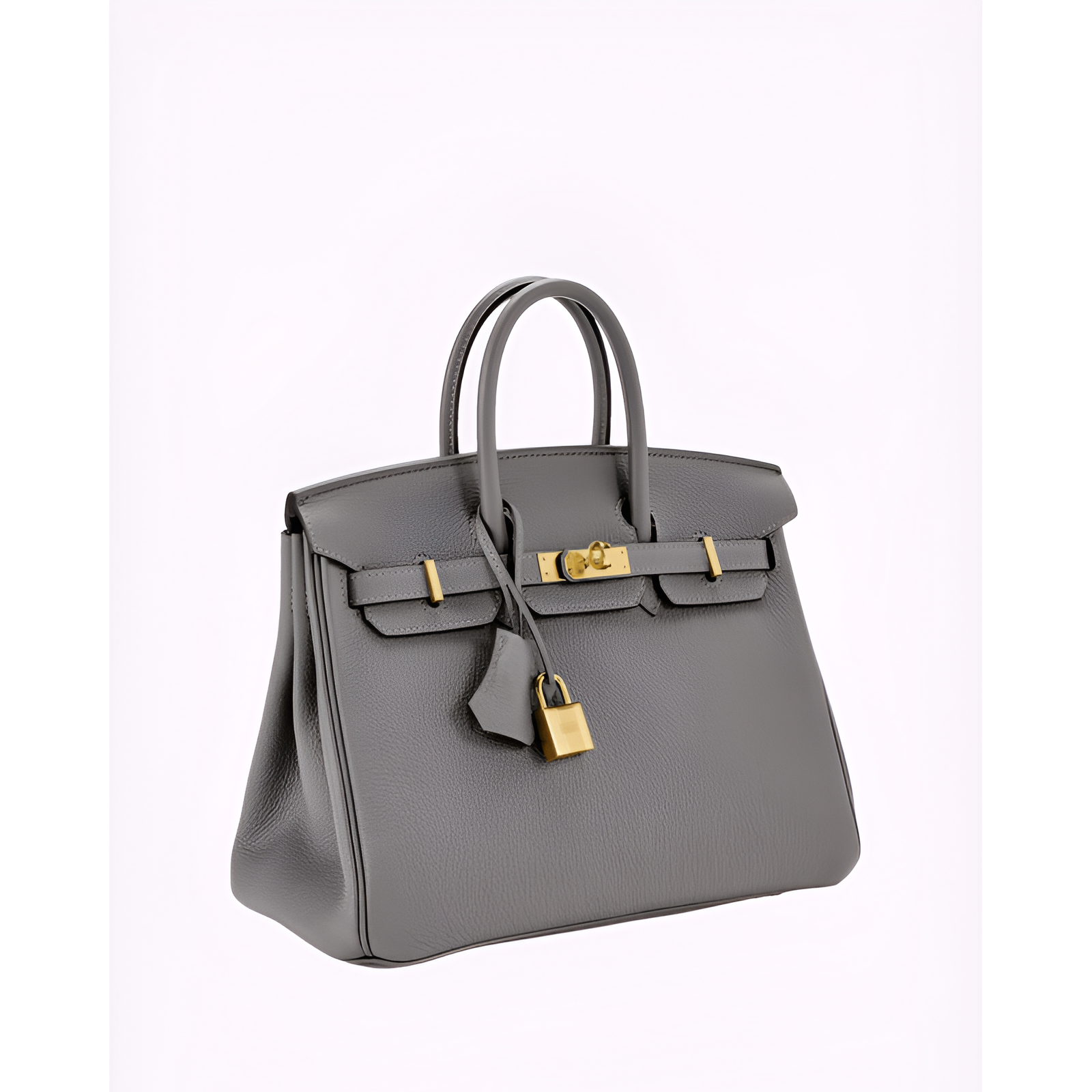 Frauenhandtasche - echtes Leder - Luxusdesign - goldene Akzente