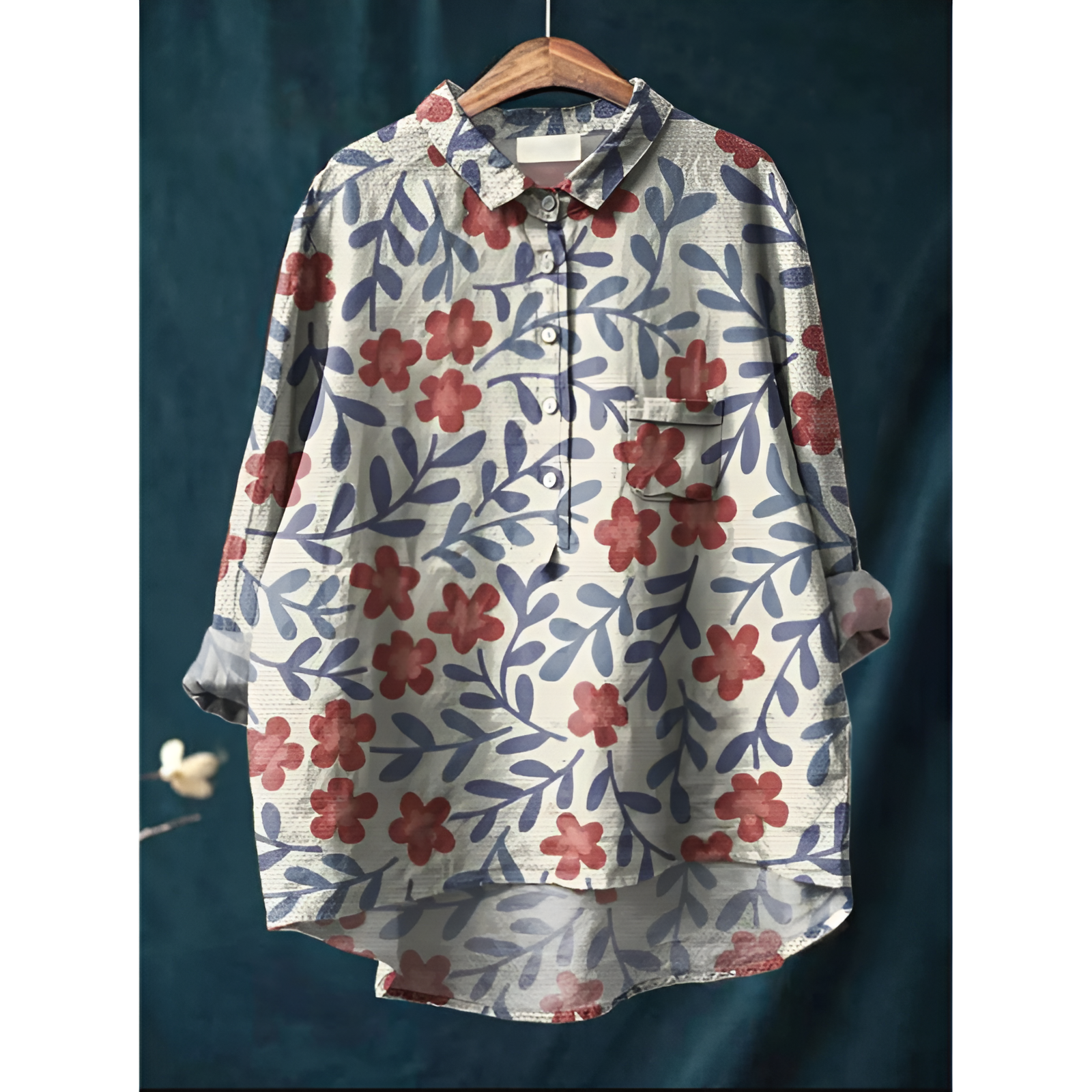 Damenbluse – Eleganter Stil – Atmungsaktive Baumwolle – Schmeichelhafte Passform