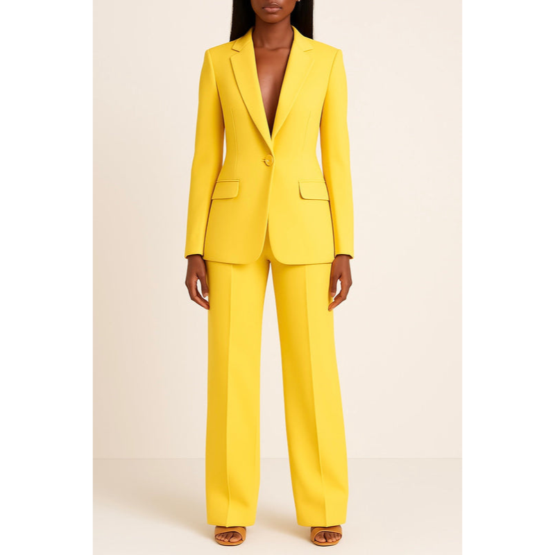 Damen Blazer-Hosenanzug – Modernes Design – Professionelles Aussehen – Langlebiges Material