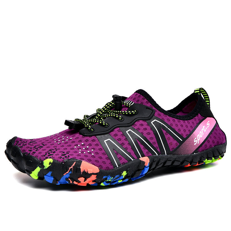 Unisex barfuß Schuhe - atmungsaktiver Stoff - Verstellbares Passform - Leichtes Design