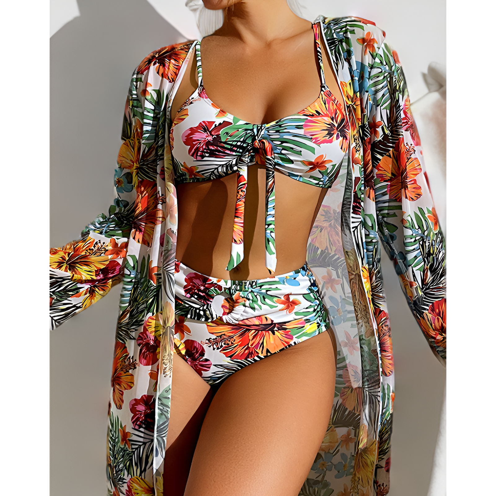 Bikini-Set für Damen – Blumenrock – Bequeme Passform – Stilvolles Design