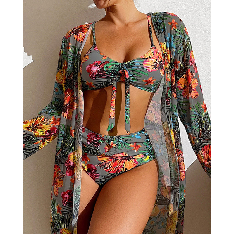 Bikini-Set für Damen – Blumenrock – Bequeme Passform – Stilvolles Design