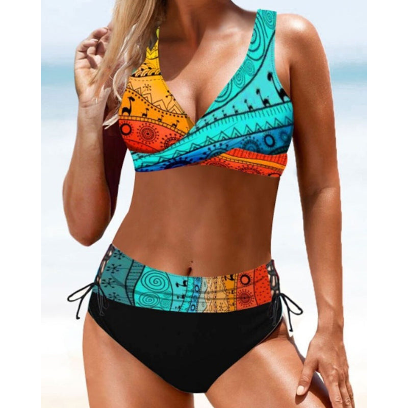 Bikini-Set für Damen – Stilvolles Design – Lebendige Farben – Bequeme Passform