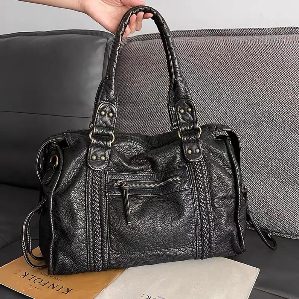 Damenhandtasche – Eleganter Look – Strapazierfähiges Material – Sicherer Reißverschluss