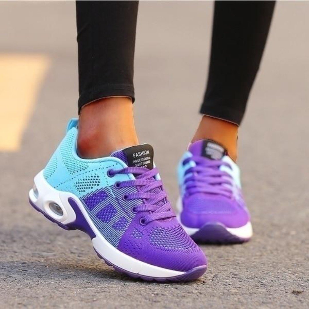 Orthopädische Sneakers für Damen – 4 cm Absatz – Linderung bei Fußschmerzen – Atmungsaktives Material