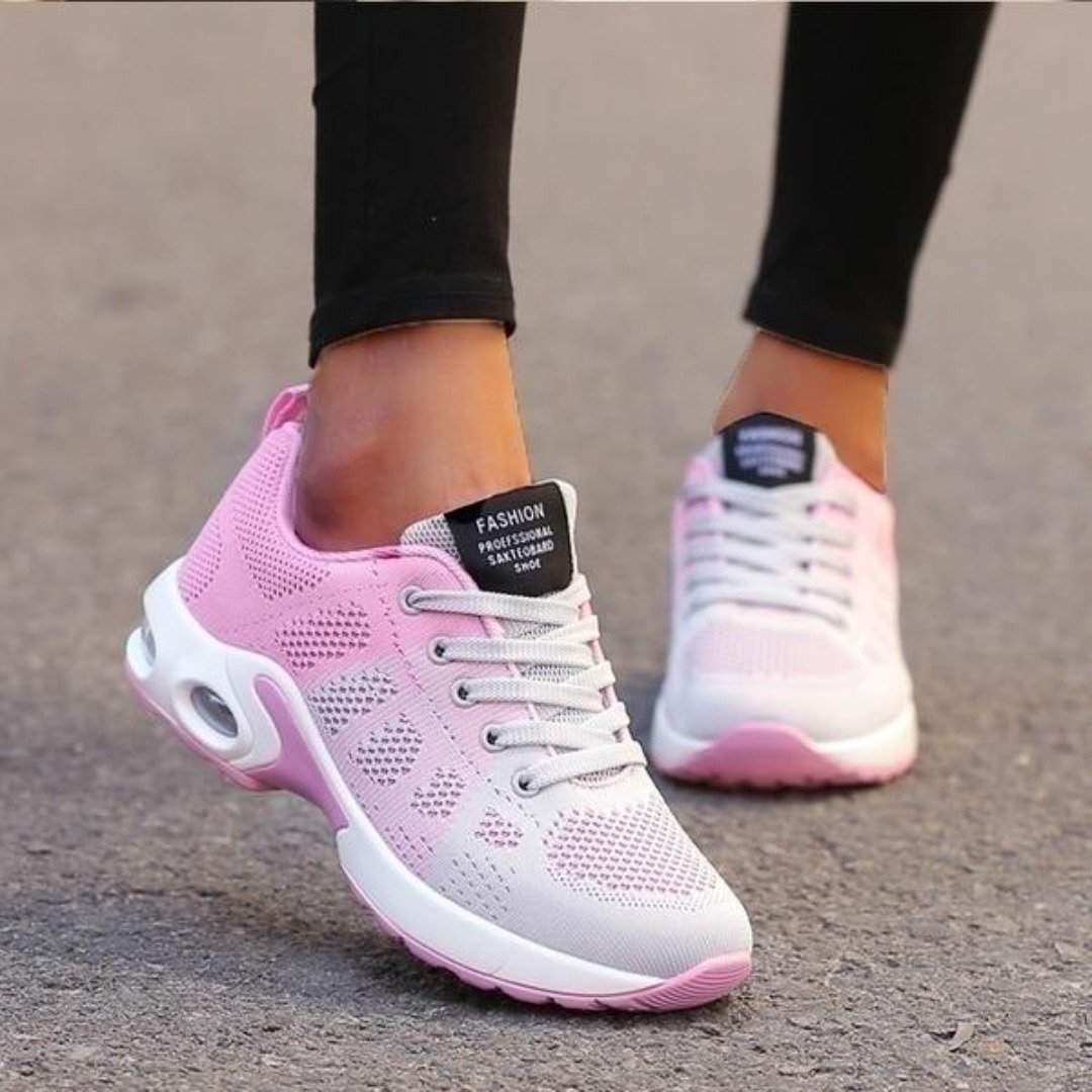 Orthopädische Sneakers für Damen – 4 cm Absatz – Linderung bei Fußschmerzen – Atmungsaktives Material