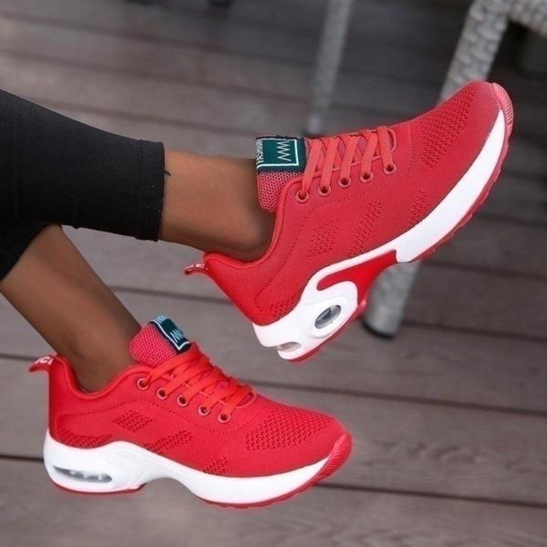 Orthopädische Sneakers für Damen – 4 cm Absatz – Linderung bei Fußschmerzen – Atmungsaktives Material