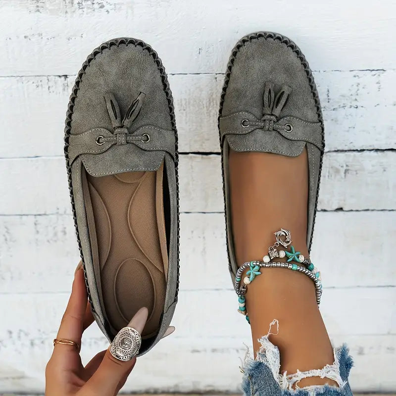 Frauenschuhe - bequemer Passform - Klassischer Look - Unterstützung für den Bogenbogen
