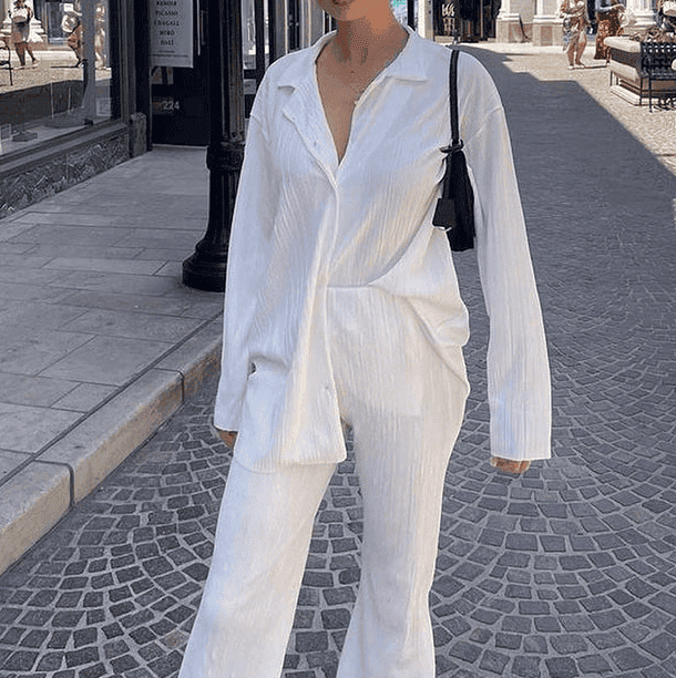 Elegantes Zweiteiler-Set – Lässiger Chic für jeden Anlass