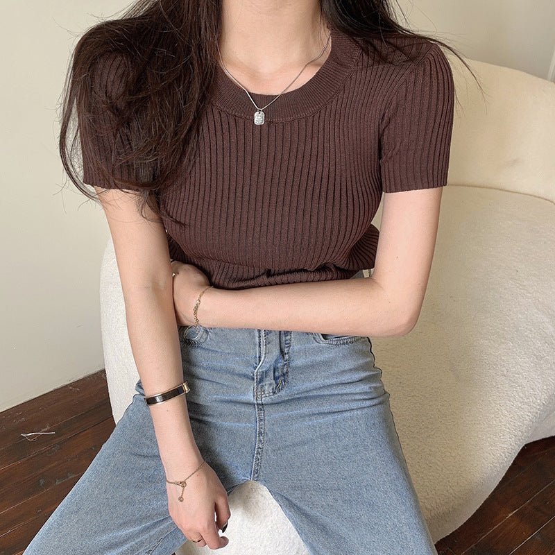 Gemütliches Strickoberteil für mühelosen Stil und Komfort