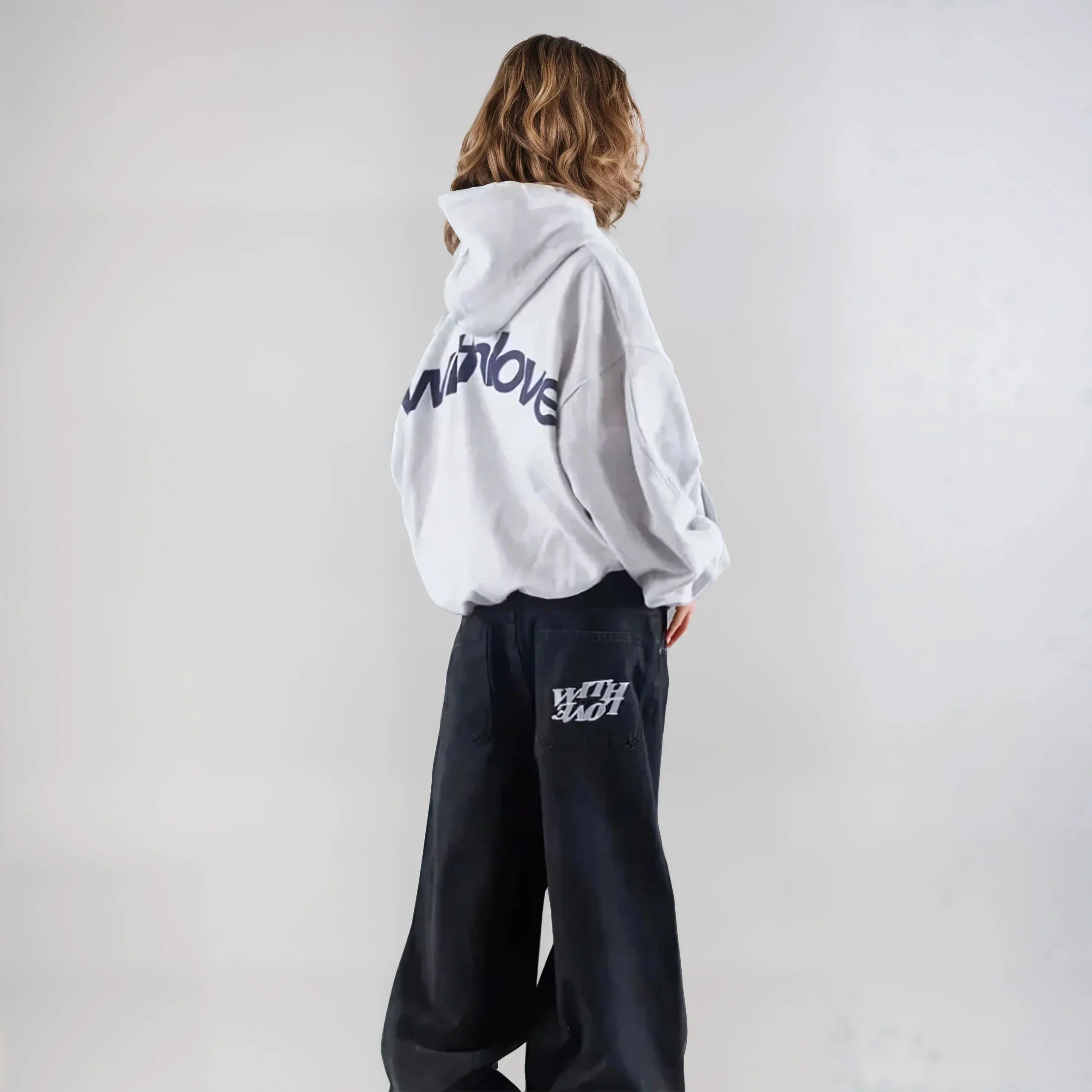 Damen-Hoodie – Oversized-Kapuze – Weicher Stoff – Entspannte Passform