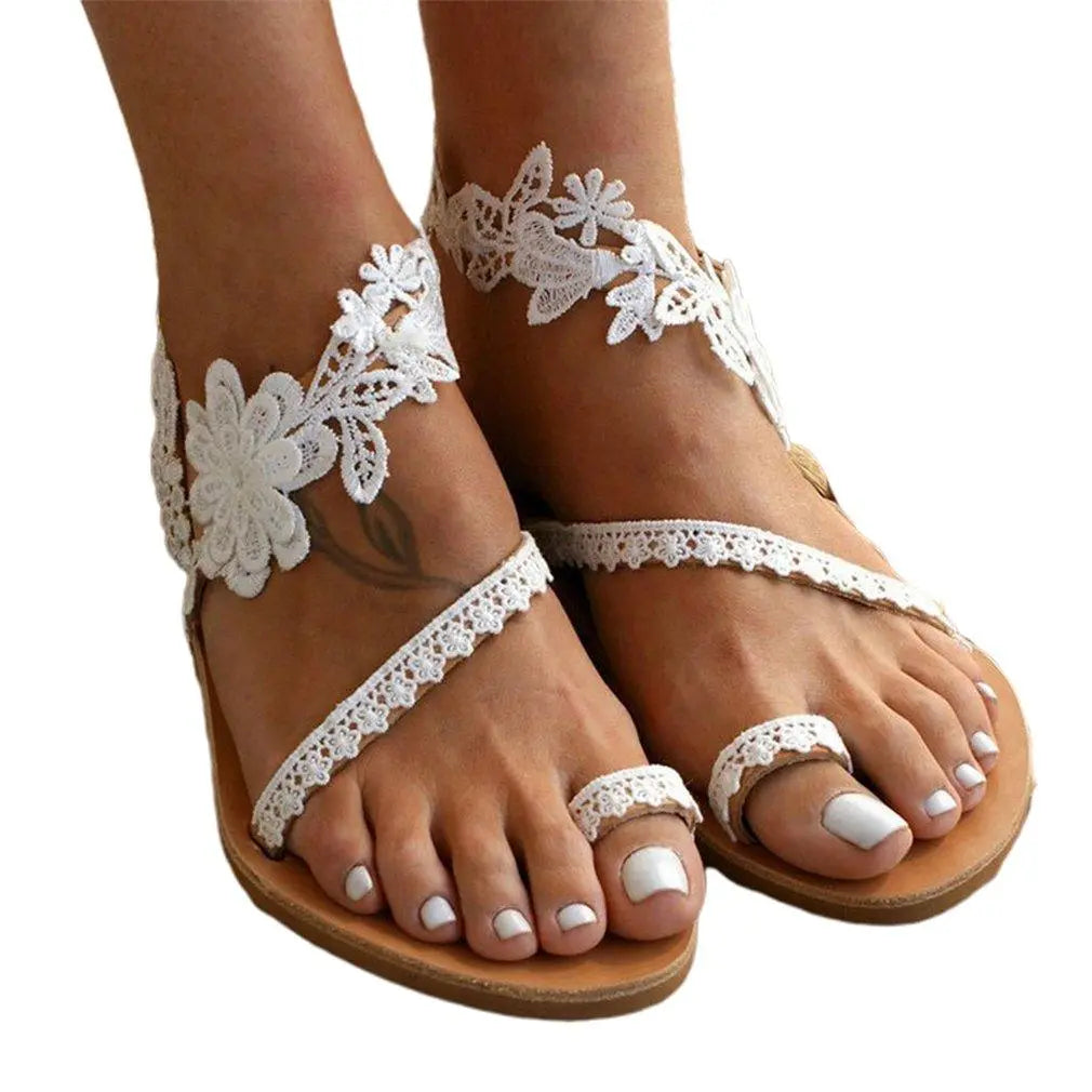 Damensandalen – Elegantes Design – Gedämpfte Innensohle – Leichte Passform