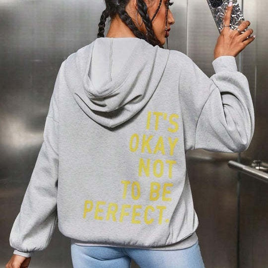 Oversize Hoodie mit Statement-Print – Bequem & Trendy