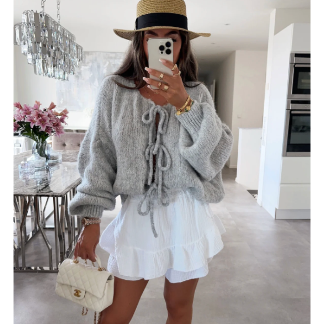 Pulli Oversize - vorne zu binden & moderne Passform