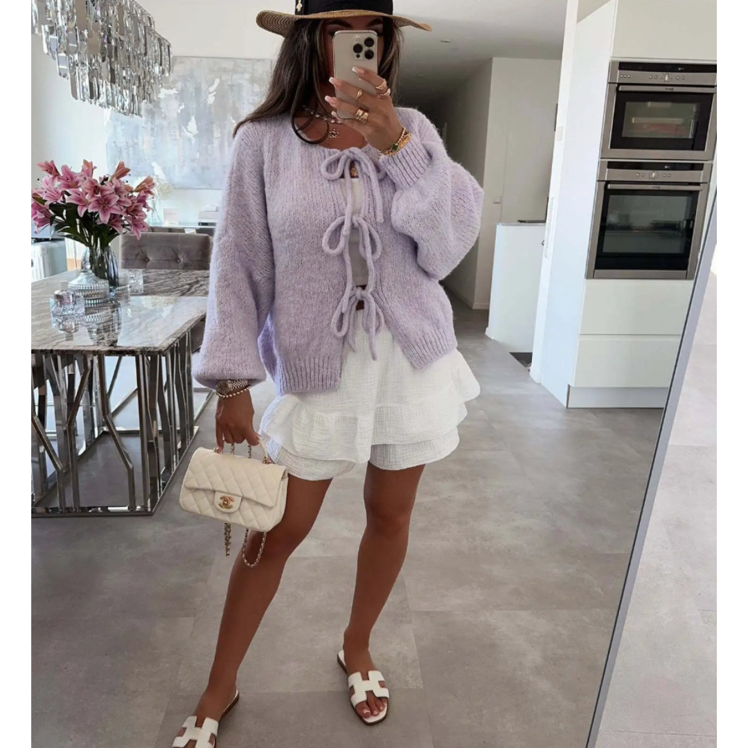 Pulli Oversize - vorne zu binden & moderne Passform