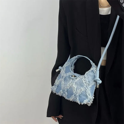 Trendige Denim-Handtasche – Stylisch & Vielseitig