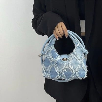 Trendige Denim-Handtasche – Stylisch & Vielseitig