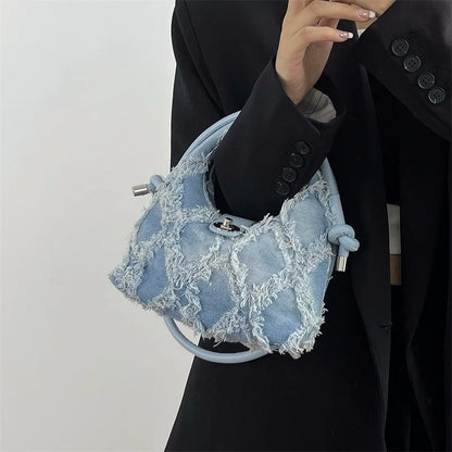 Trendige Denim-Handtasche – Stylisch & Vielseitig