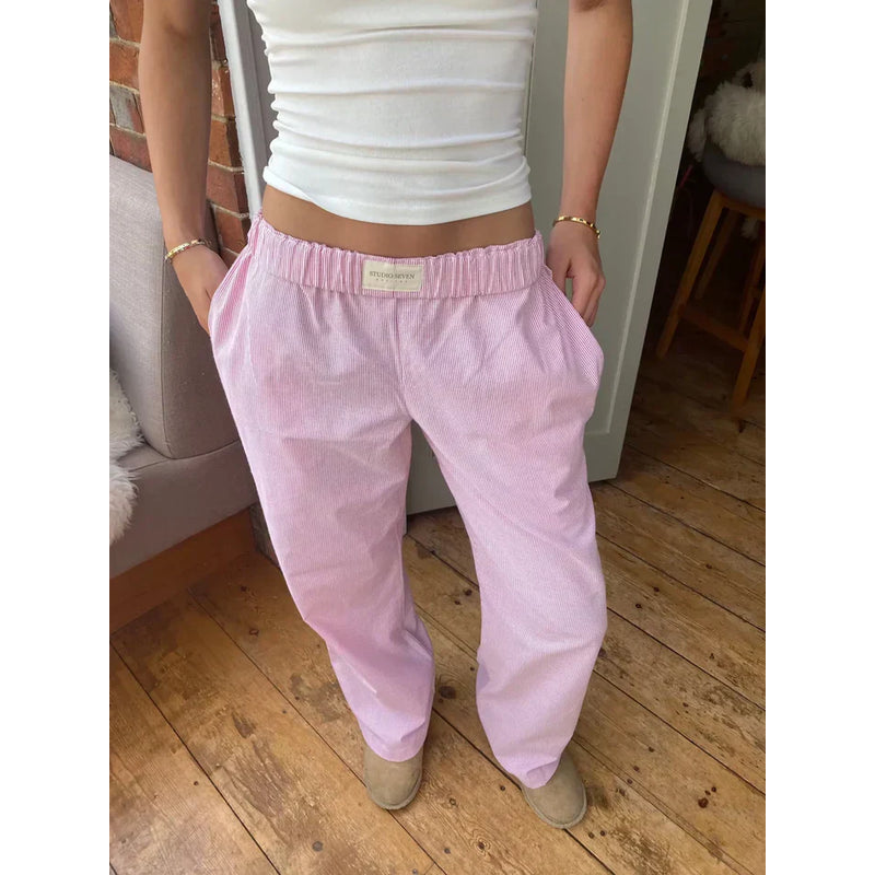Casual Ladies 'Hosen - Leichter Stoff - Seitentaschen - Moderner Stil