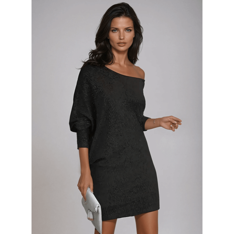 Partykleid für Damen – glänzende Pailletten – elegante Silhouette – atmungsaktiver Stoff
