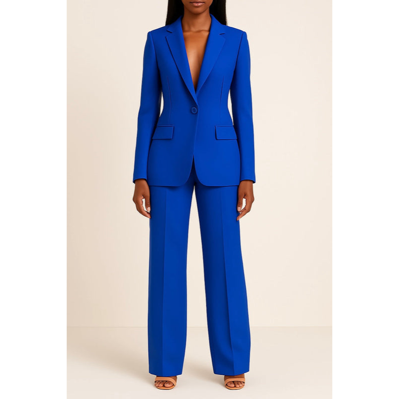 Damen Blazer-Hosenanzug – Modernes Design – Professionelles Aussehen – Langlebiges Material