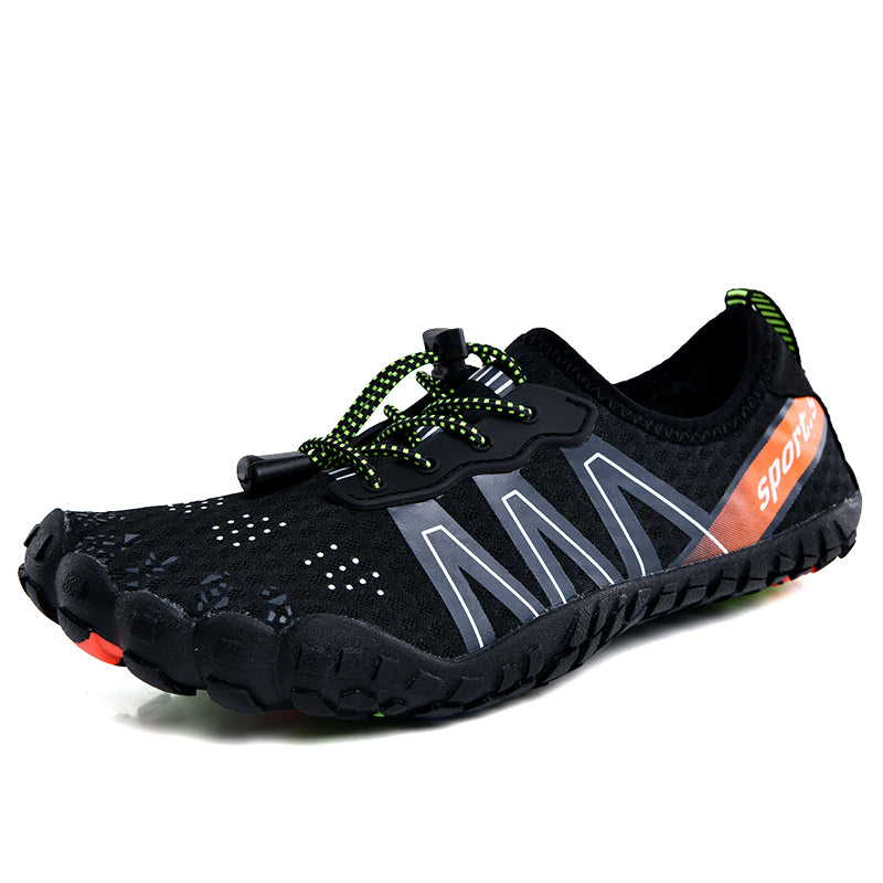 Unisex barfuß Schuhe - atmungsaktiver Stoff - Verstellbares Passform - Leichtes Design