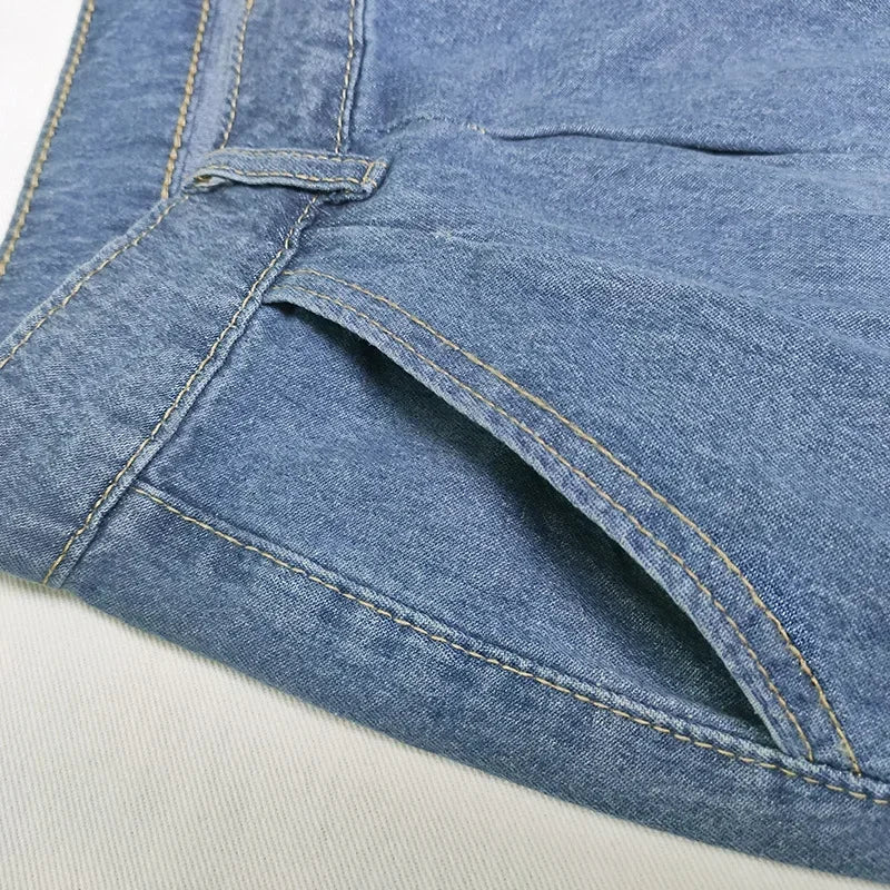 Baggy-Jeans für Damen – Stretch-Denim – lockere Passform – lässiger Look