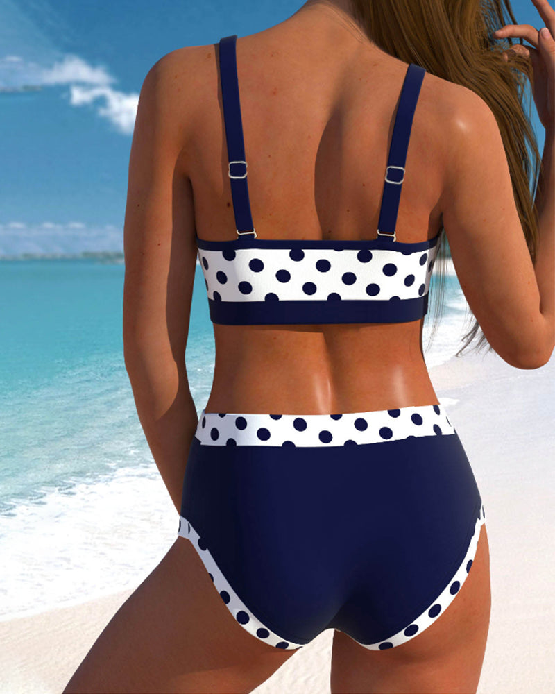 Bikini-Set für Damen – Trendiger Print – Guter Halt – Weicher Stoff