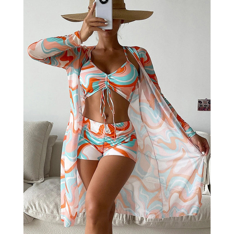 Bikini-Set für Damen – 3-teiliges Set – Bequeme Passform – Stilvoller Look