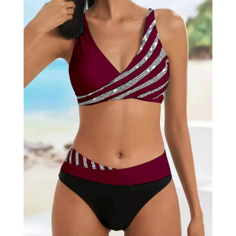 Damen-Badeanzug – Trendiges Design – Elastisches Material – Selbstbewusste Passform