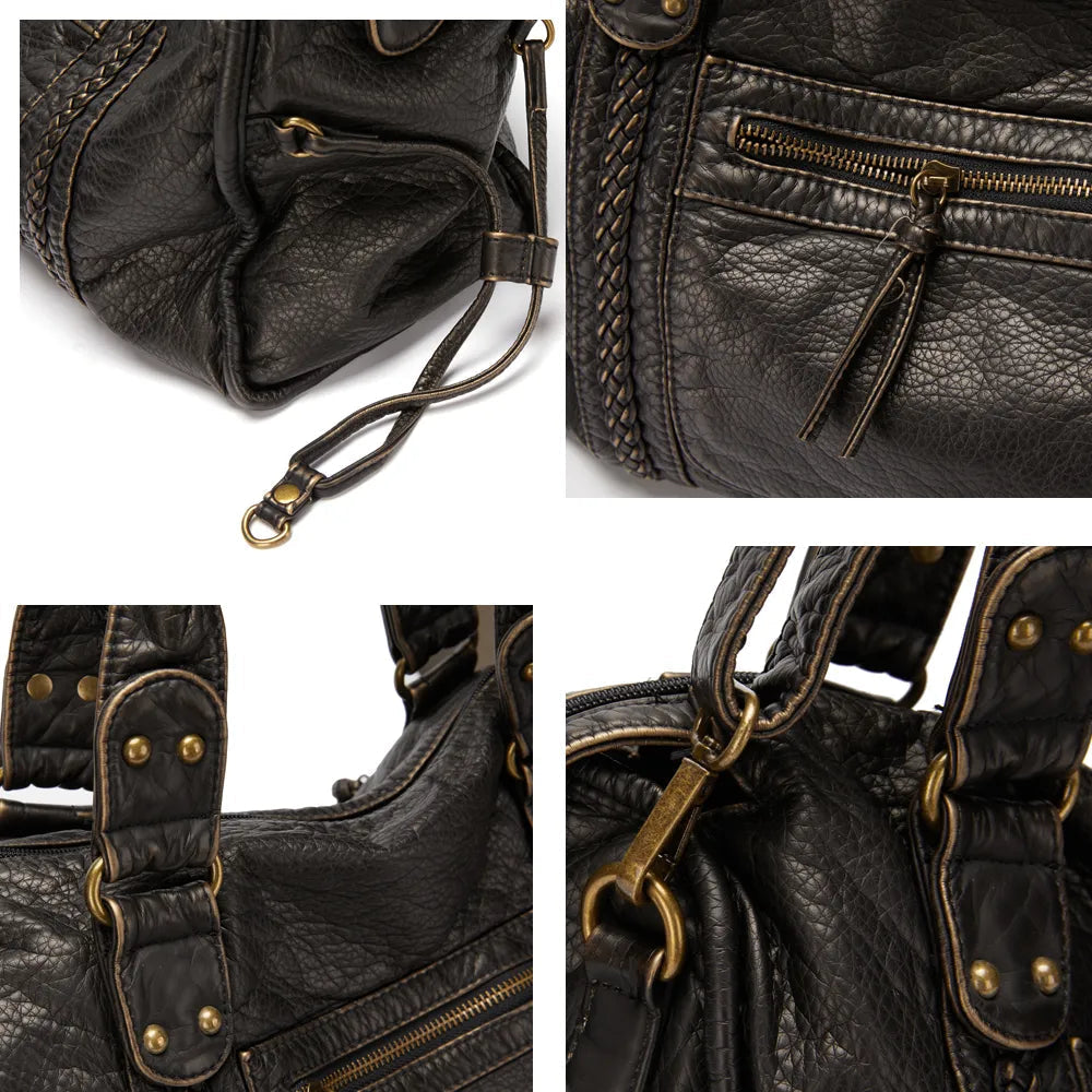 Damenhandtasche – Eleganter Look – Strapazierfähiges Material – Sicherer Reißverschluss