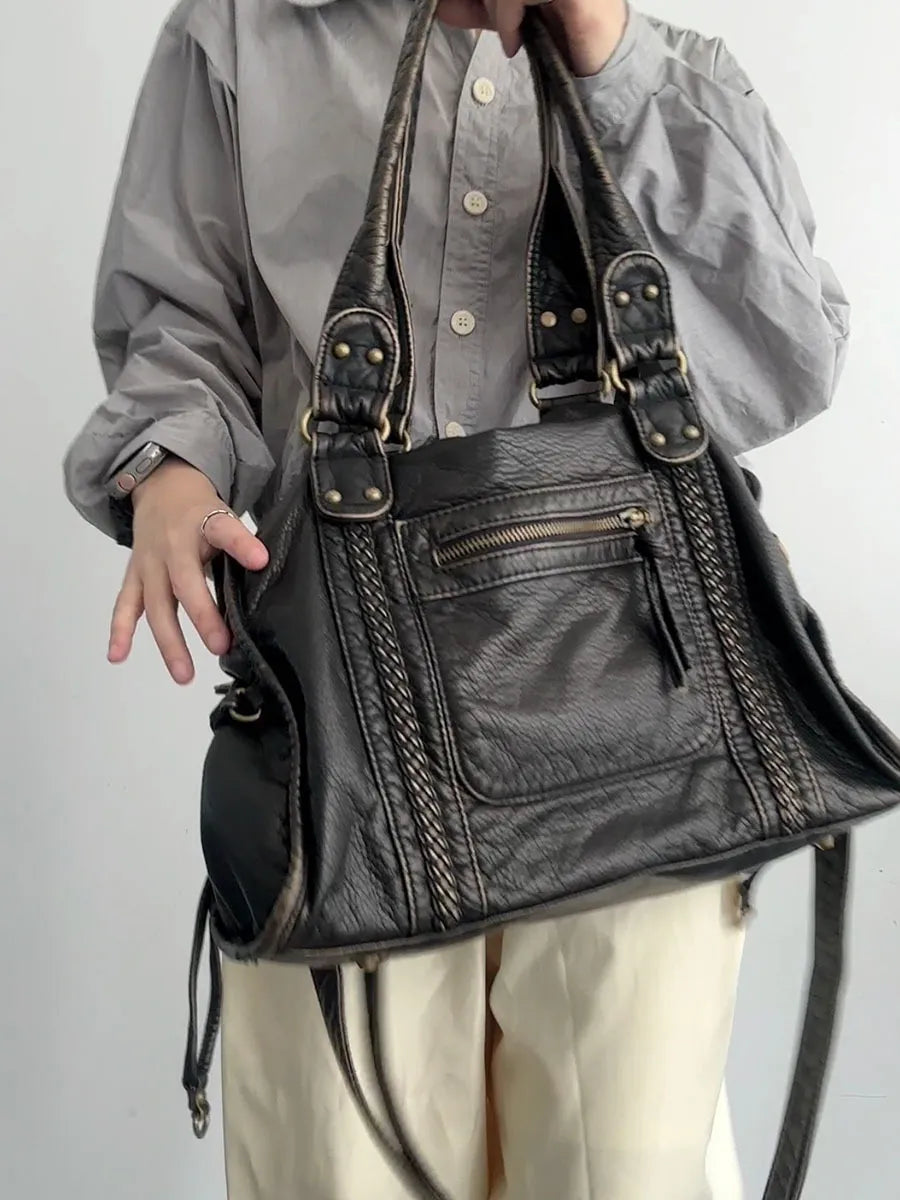 Damenhandtasche – Eleganter Look – Strapazierfähiges Material – Sicherer Reißverschluss