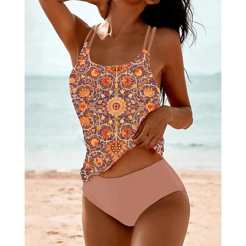 Damen-Badeanzug – Doppelt verstellbare Träger – Stützender Sitz – Eleganter Schnitt