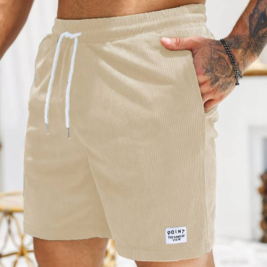 Herenzomerbroek – Vintage look – Ademend materiaal – Relaxte pasvorm