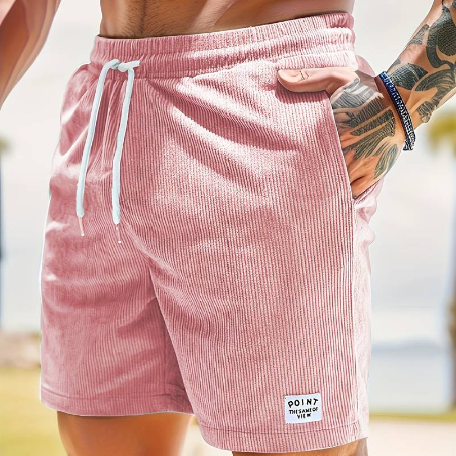 Herenzomerbroek – Vintage look – Ademend materiaal – Relaxte pasvorm