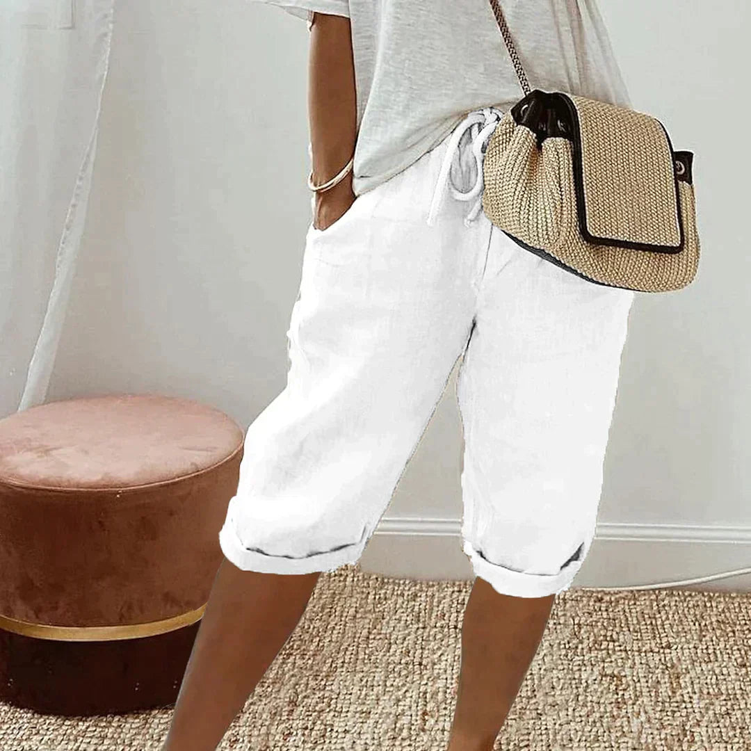 Damen-Shorts – Elastischer Bund – Bequeme Passform – Leichtes Tragegefühl