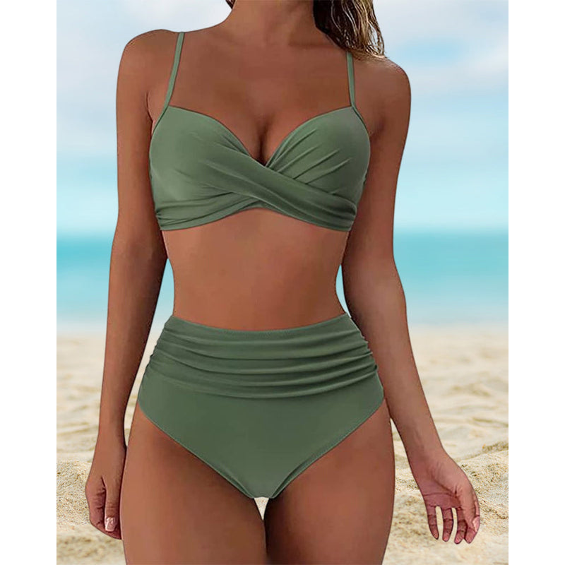 Damen-Bademode-Set – Schmeichelhafte Passform – Hohe Taille – Bequemer Stil