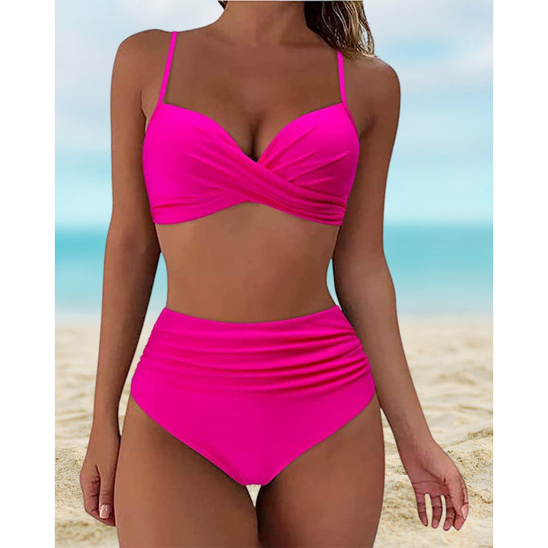 Damen-Bademode-Set – Schmeichelhafte Passform – Hohe Taille – Bequemer Stil