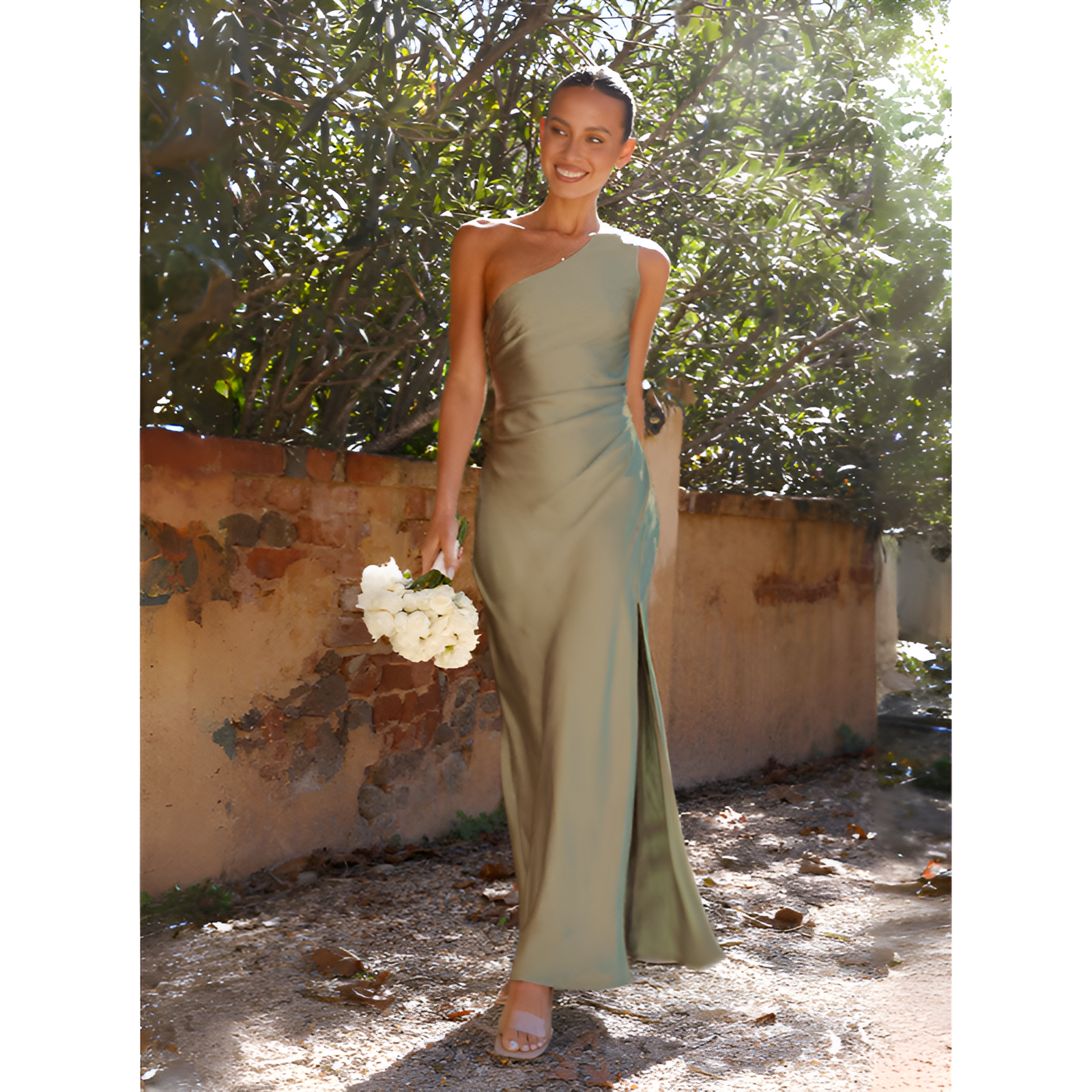 Maxikleid für Damen – Eleganter Look – Dehnbarer Stoff – Weiches Material