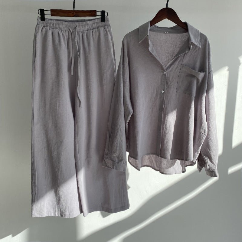 Zweiteiliges Set für Damen – Atmungsaktives Material – Stilvolle Passform – Lässige Eleganz