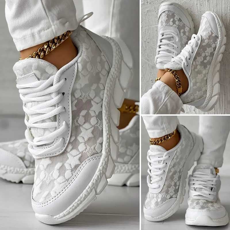 Orthopädische Sneakers für Damen – Fußgewölbestütze – Haltungskorrektur – Schmerzlinderung