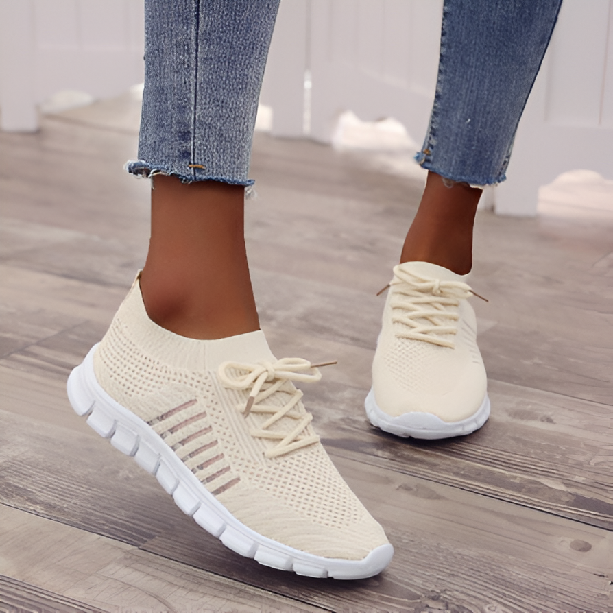 Orthopädische Sneakers für Damen – Orthopädische Unterstützung – Gedämpfte Sohle – Stilvoller Look