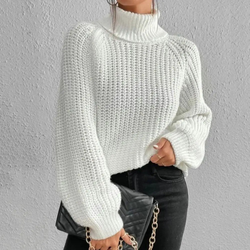 Chunky Turtleneck | Bequemer Strickpullover für Frauen