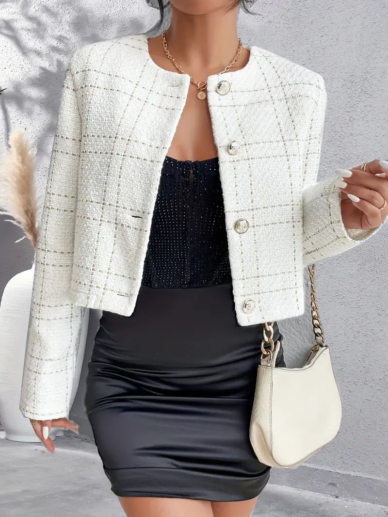 Eleganter Blazer mit Karomuster - Stilvoll & Modern