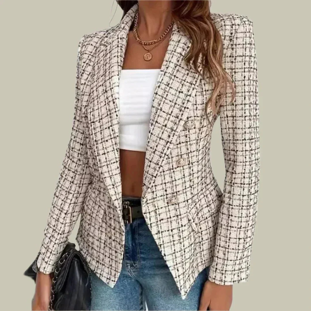 Eleganter Tweed-Blazer für zeitlose Eleganz und vielseitige Outfits