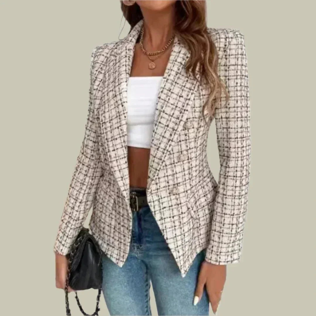 Eleganter Tweed-Blazer für zeitlose Eleganz und vielseitige Outfits
