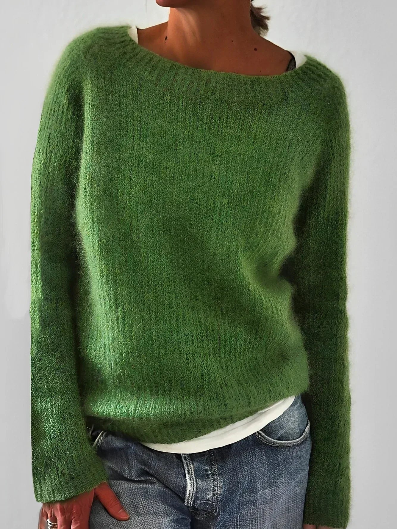 Leichter Strickpullover mit Rundhalsausschnitt – Weich & Bequem für den Alltag