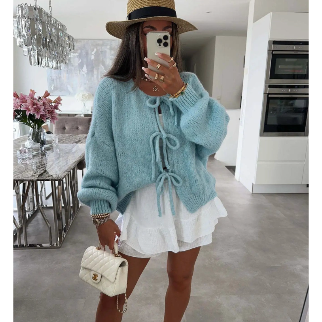 Pulli Oversize - vorne zu binden & moderne Passform